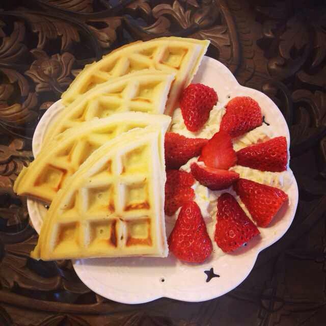 草莓季～华夫饼