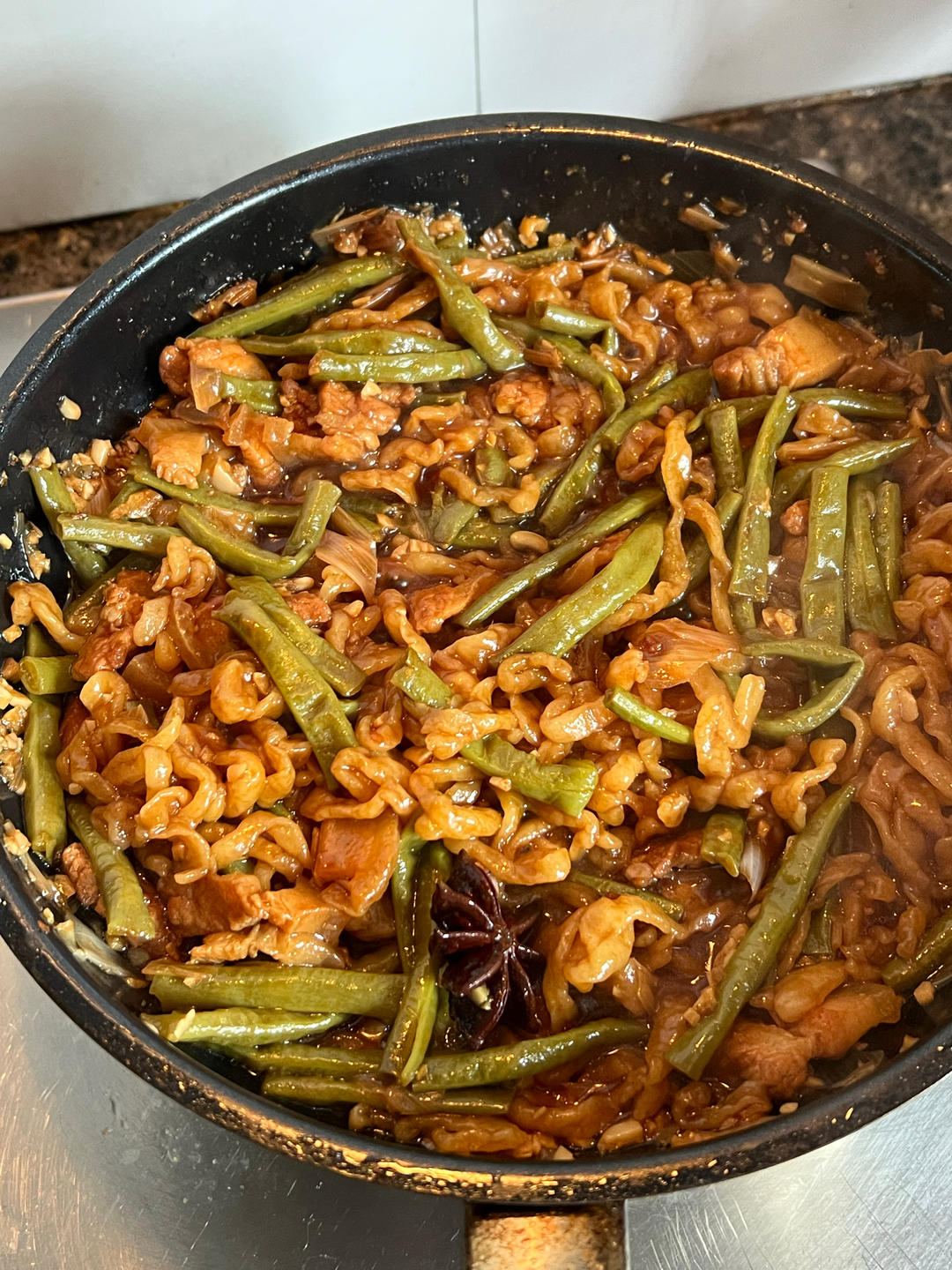 豆角焖面