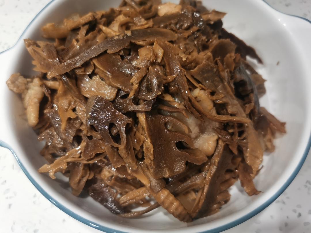 笋干炒肉