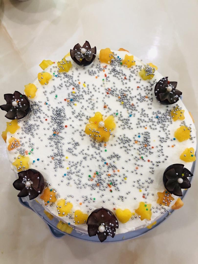 伯爵红茶桃子蛋糕搬运