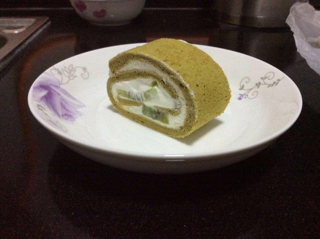 抹茶红豆蛋糕卷