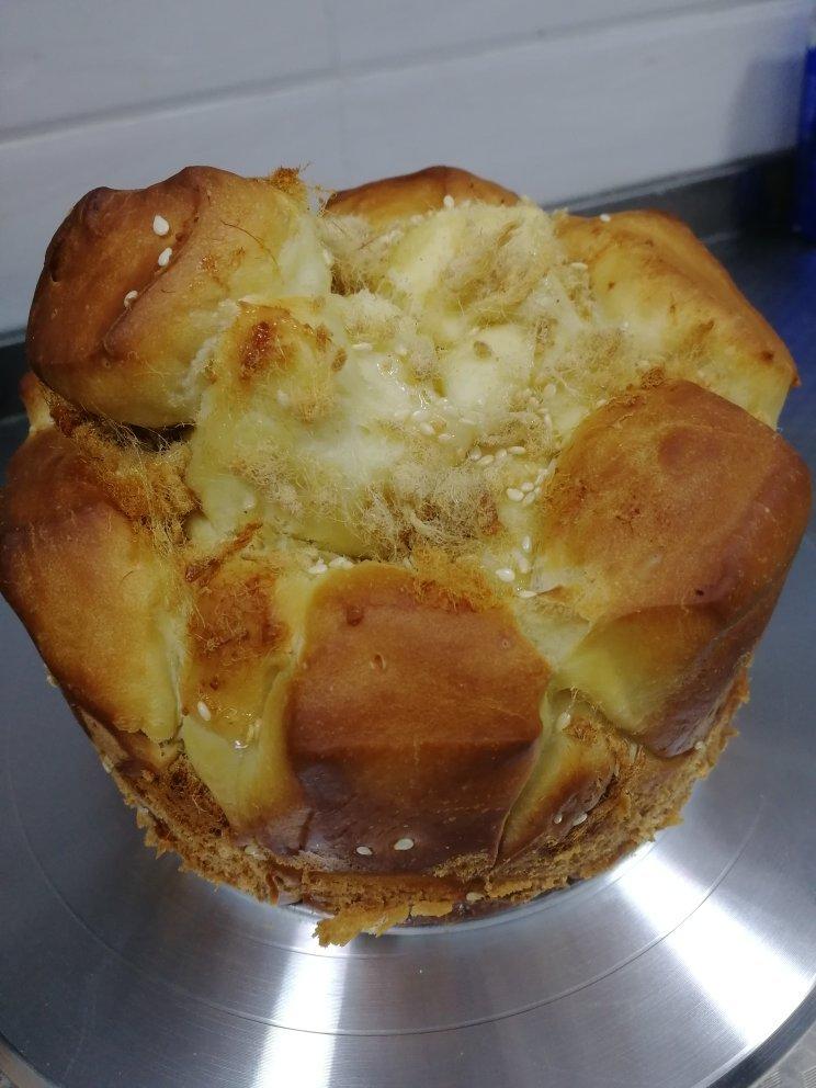 肉松手撕面包—超软会爆浆的面包哟