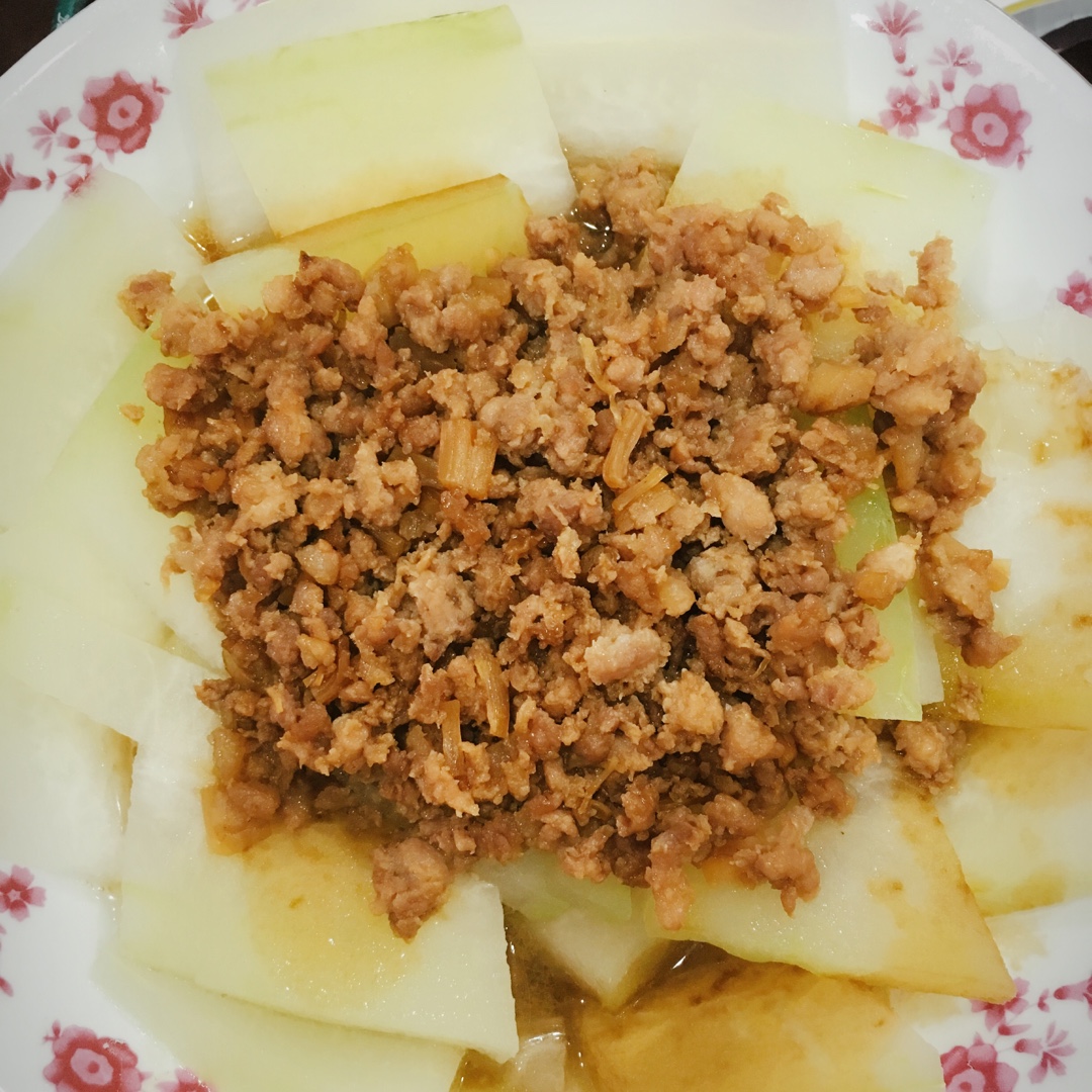 肉沫瑶柱蒸冬瓜