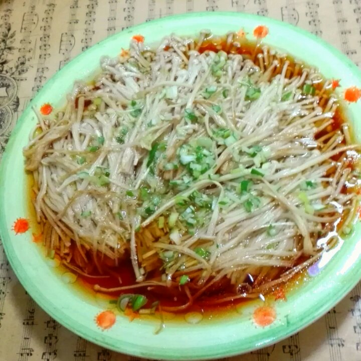 油泼金针菇