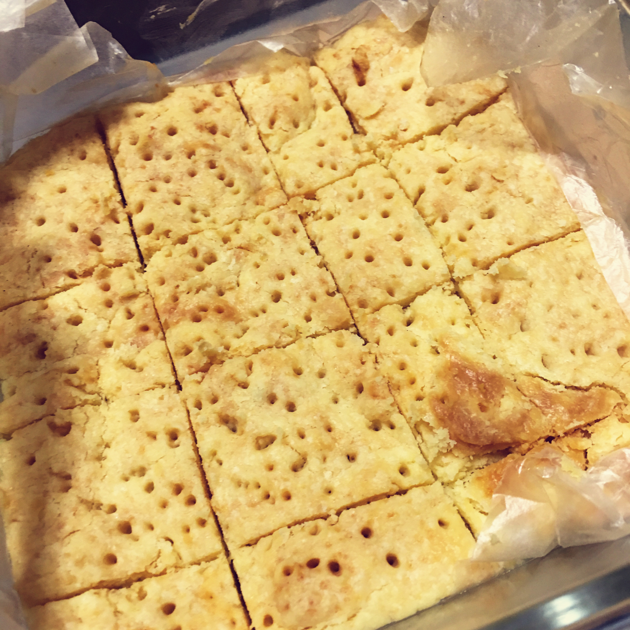 米粉黄油酥饼（中筋面粉版）