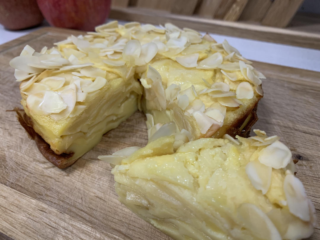 柔软奇妙的苹果隐形蛋糕