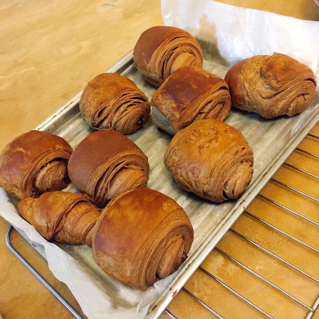 脏脏包-可颂牛角包Chocolate Croissants