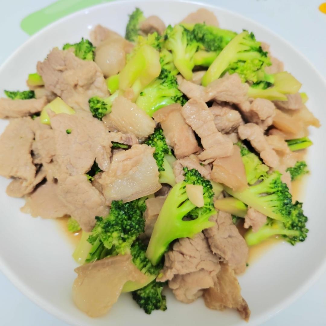 西兰花炒肉
