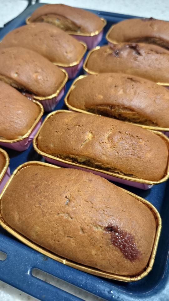 香蕉核桃蛋糕（低油少糖健康版）