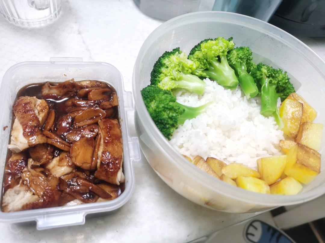照烧鸡腿饭