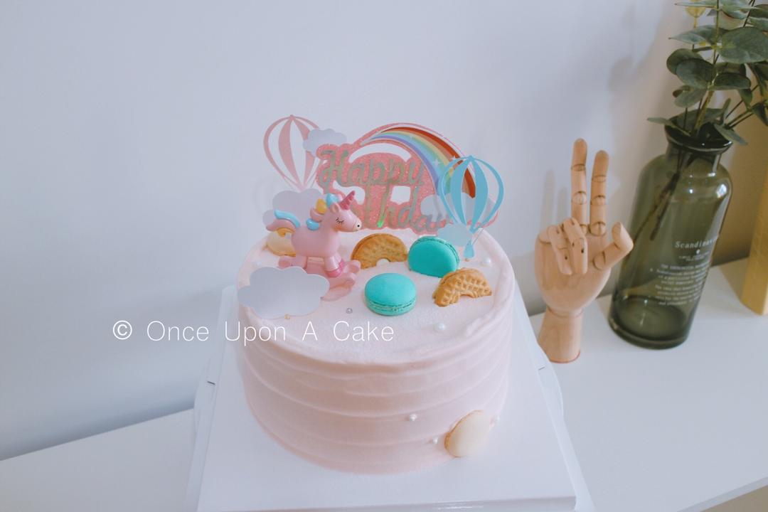 双层女宝宝儿童生日蛋糕