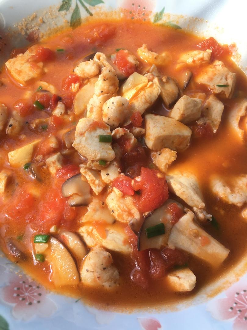 龙利鱼豆腐煲