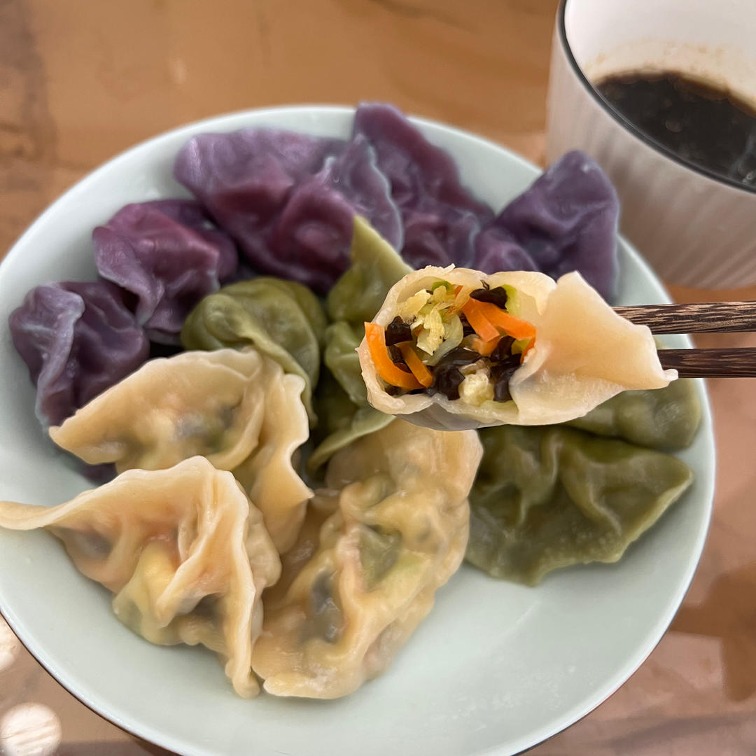 素饺子的极致美味 西葫芦鸡蛋饺子