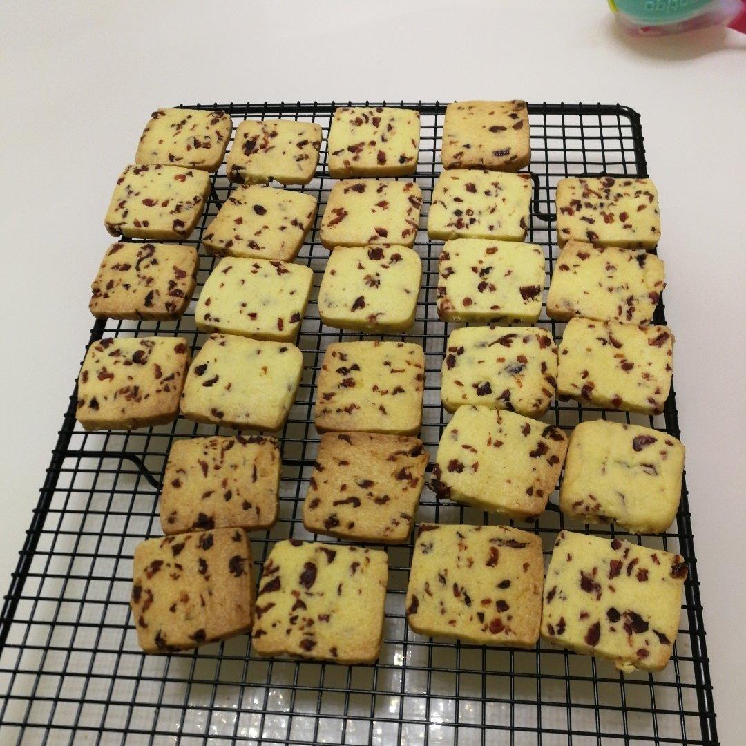 低糖少油版蔓越莓饼干