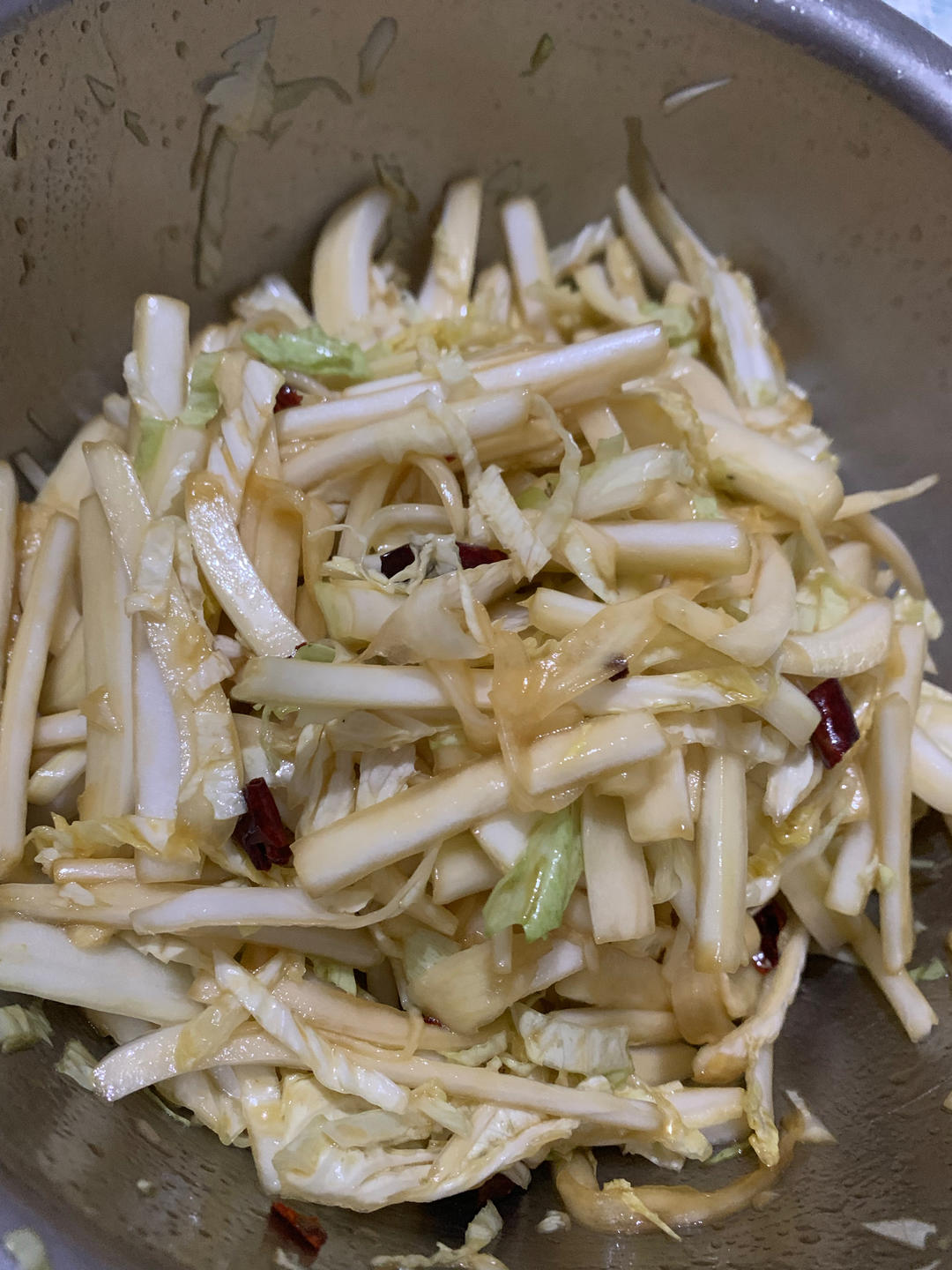 凉拌白菜心（娃娃菜）