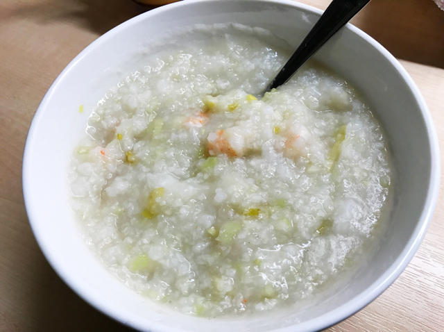 鲜虾香芹粥
