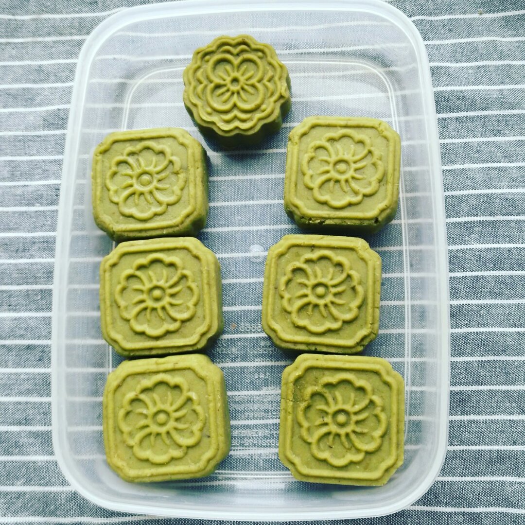 懒汉免炒绿豆沙(绿豆糕)