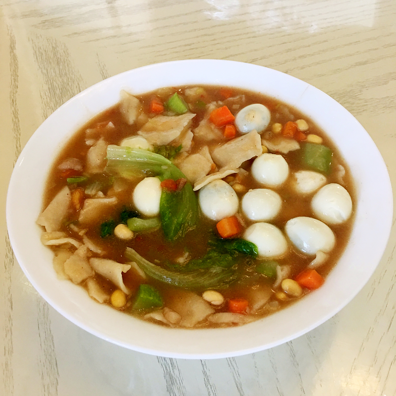 芳草青青-家常菜的厨房做的新疆汤饭(揪片子)附揪面片图解