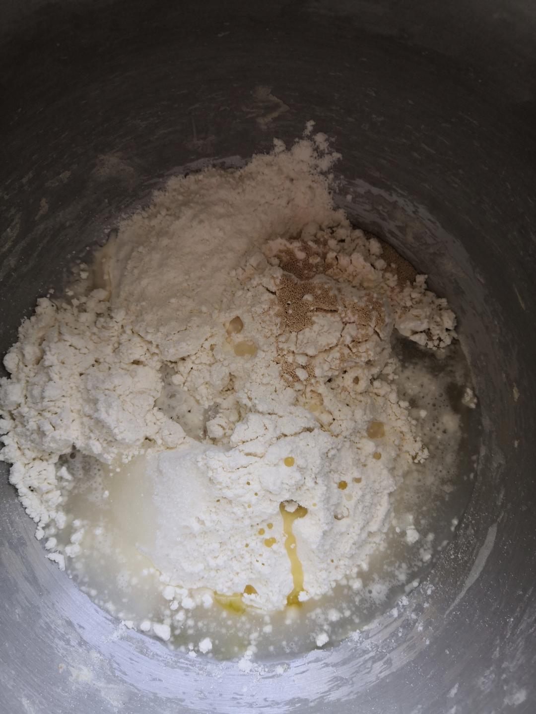 纯奶手撕吐司的做法 步骤1