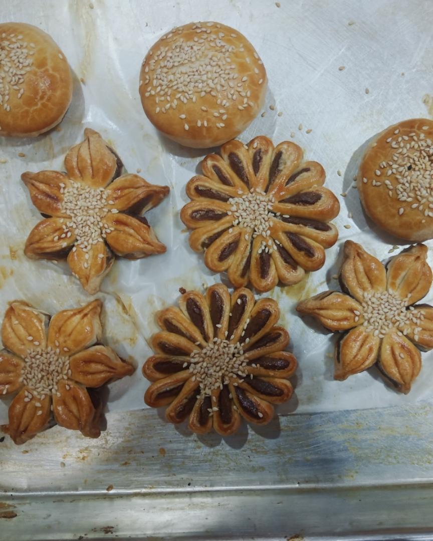 菊花酥，桃花酥