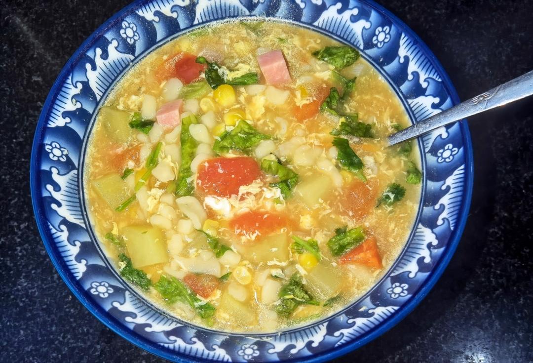 简单早餐-疙瘩汤