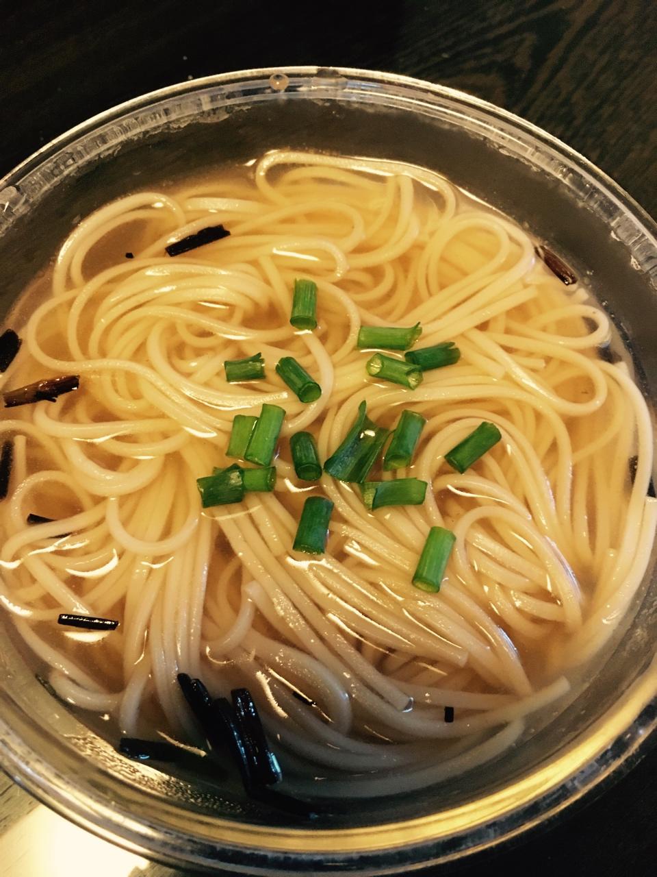 小葱麻油酱油面