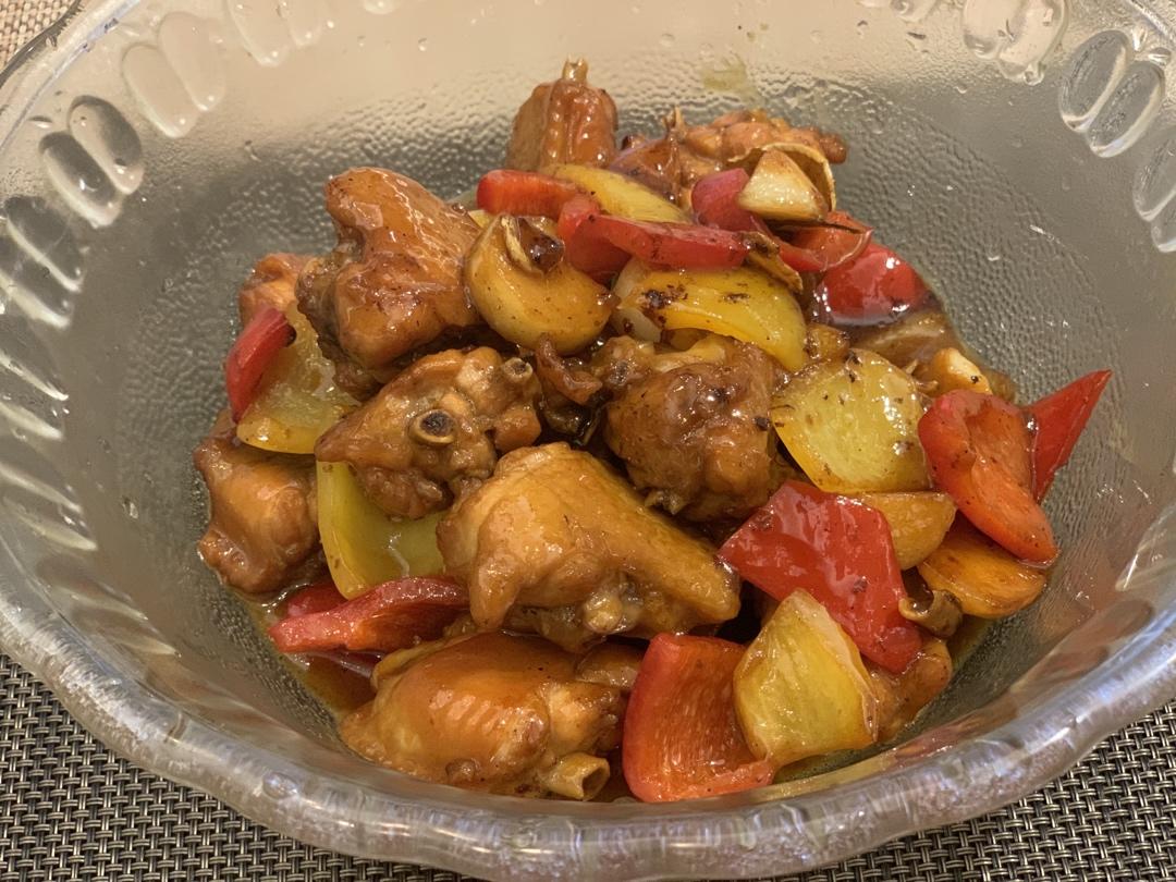 广式三杯鸡 肉香味浓 做法简单