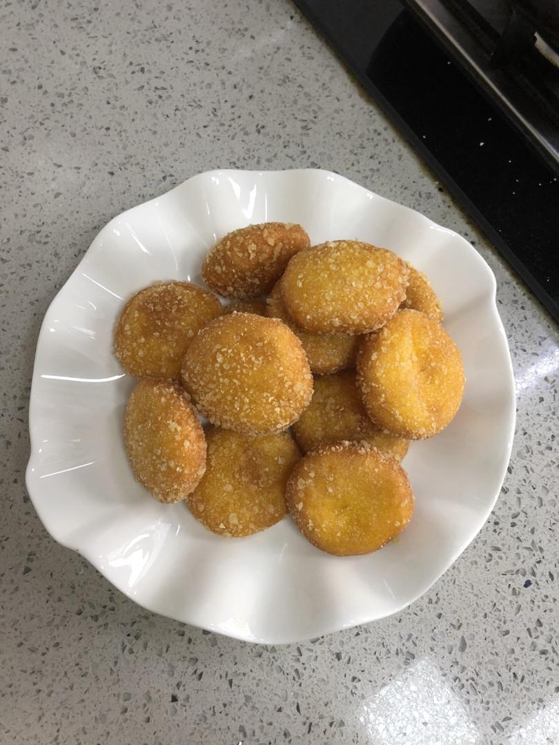 雪花南瓜饼