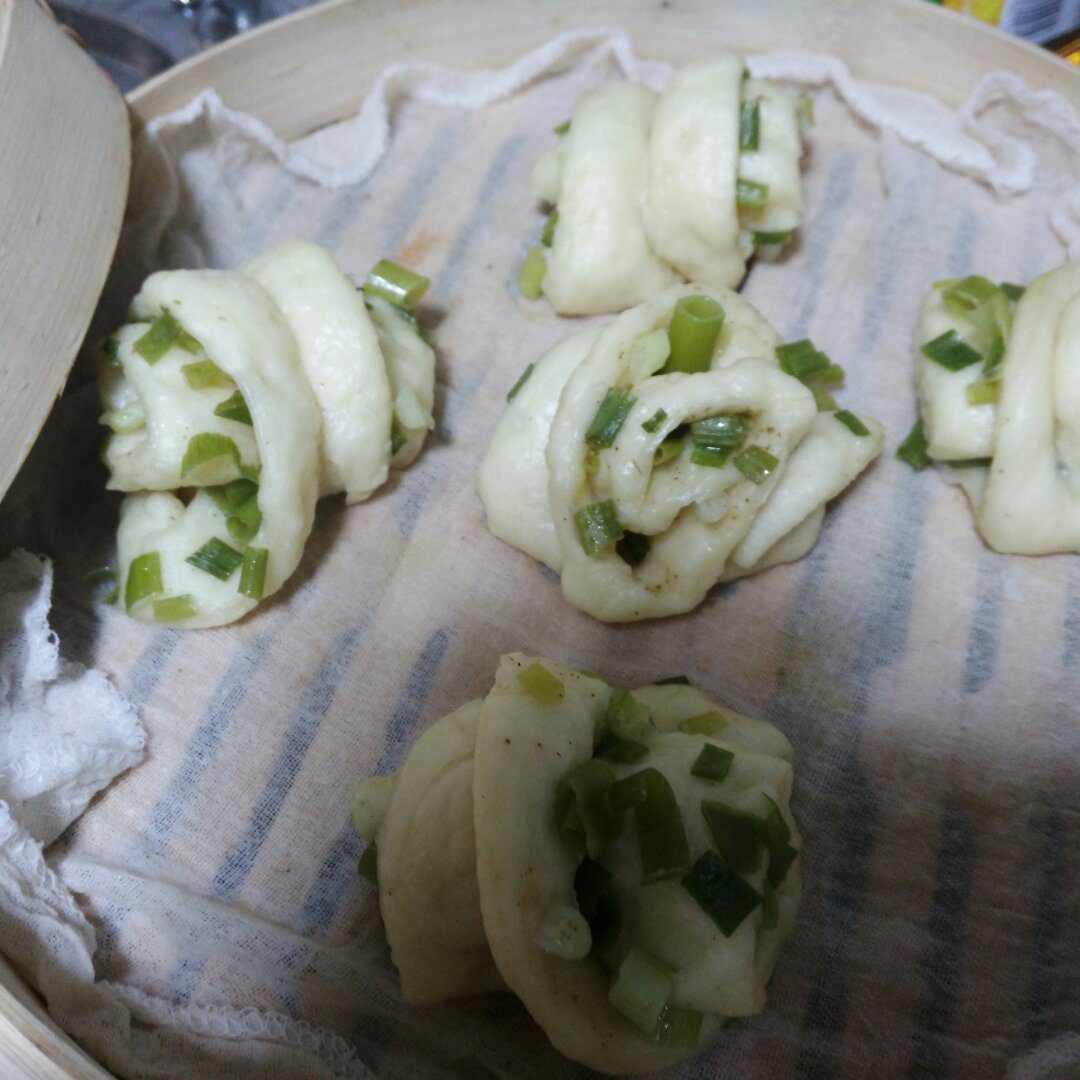葱油椒盐花卷