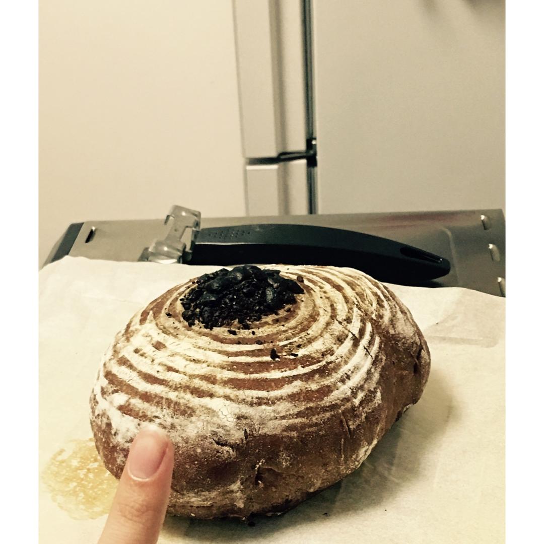 全麦巧克力豆软欧