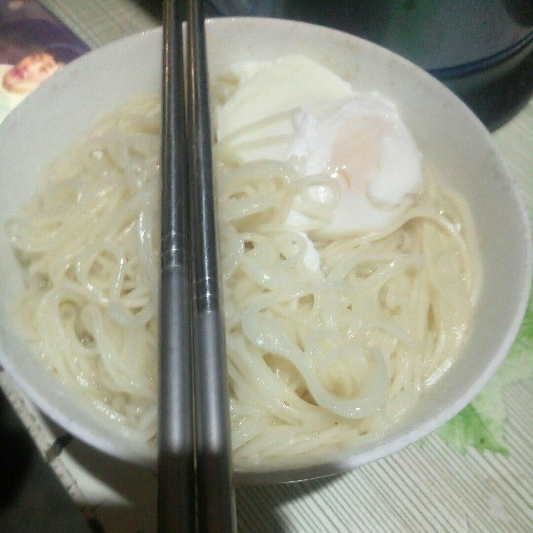 小葱麻油酱油面