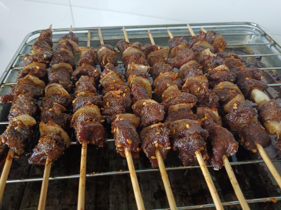 巨好吃的羊肉烤串（烤箱版）