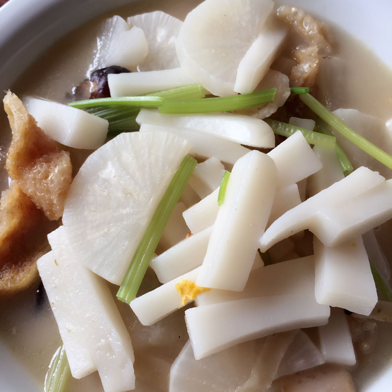 鸡蛋年糕泡饭