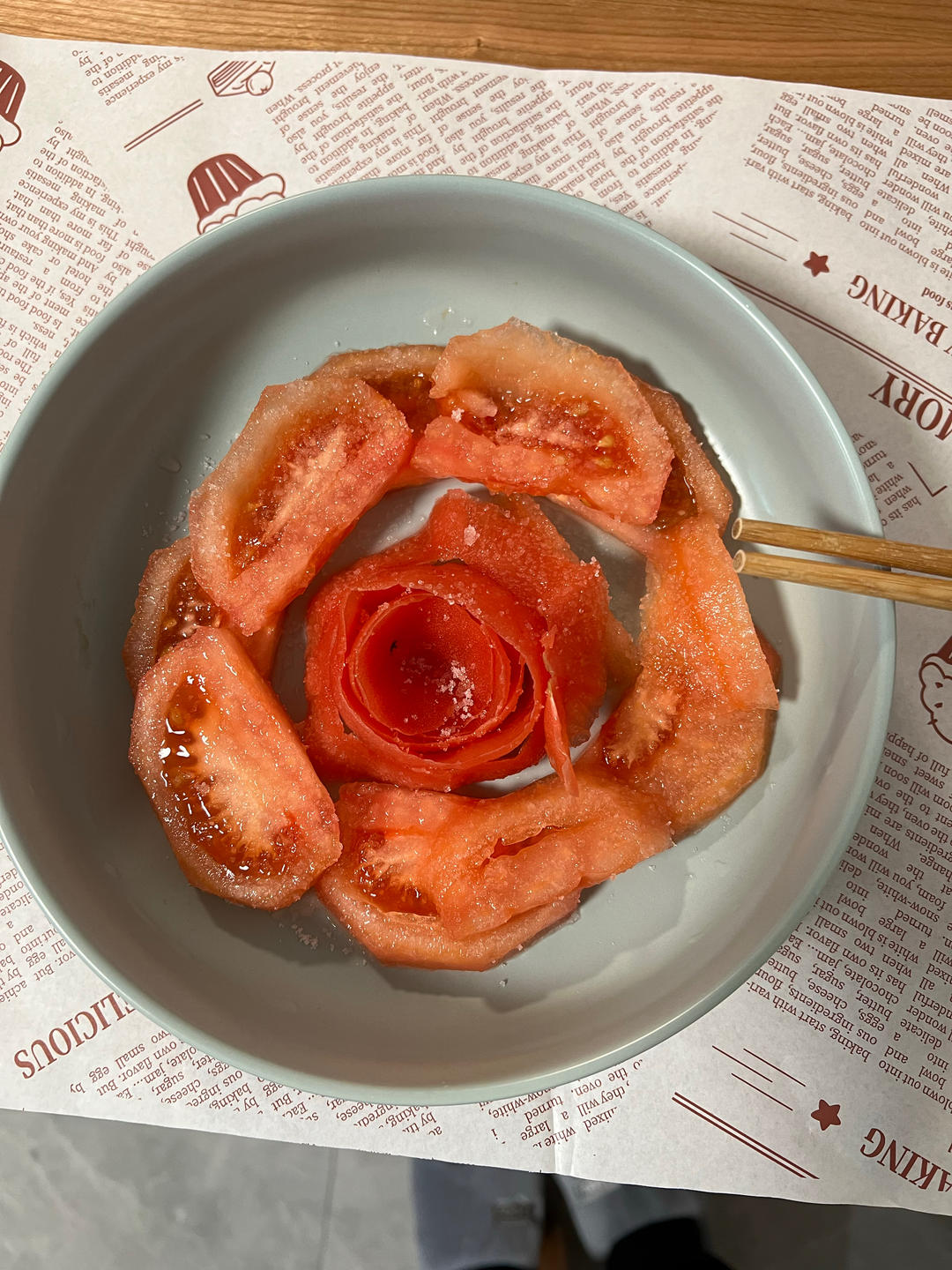 花开富贵-糖拌西红柿