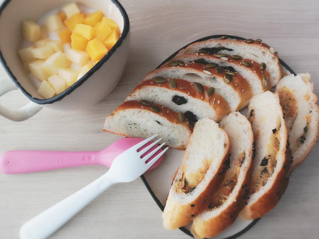 纯奶手撕吐司的做法 步骤1