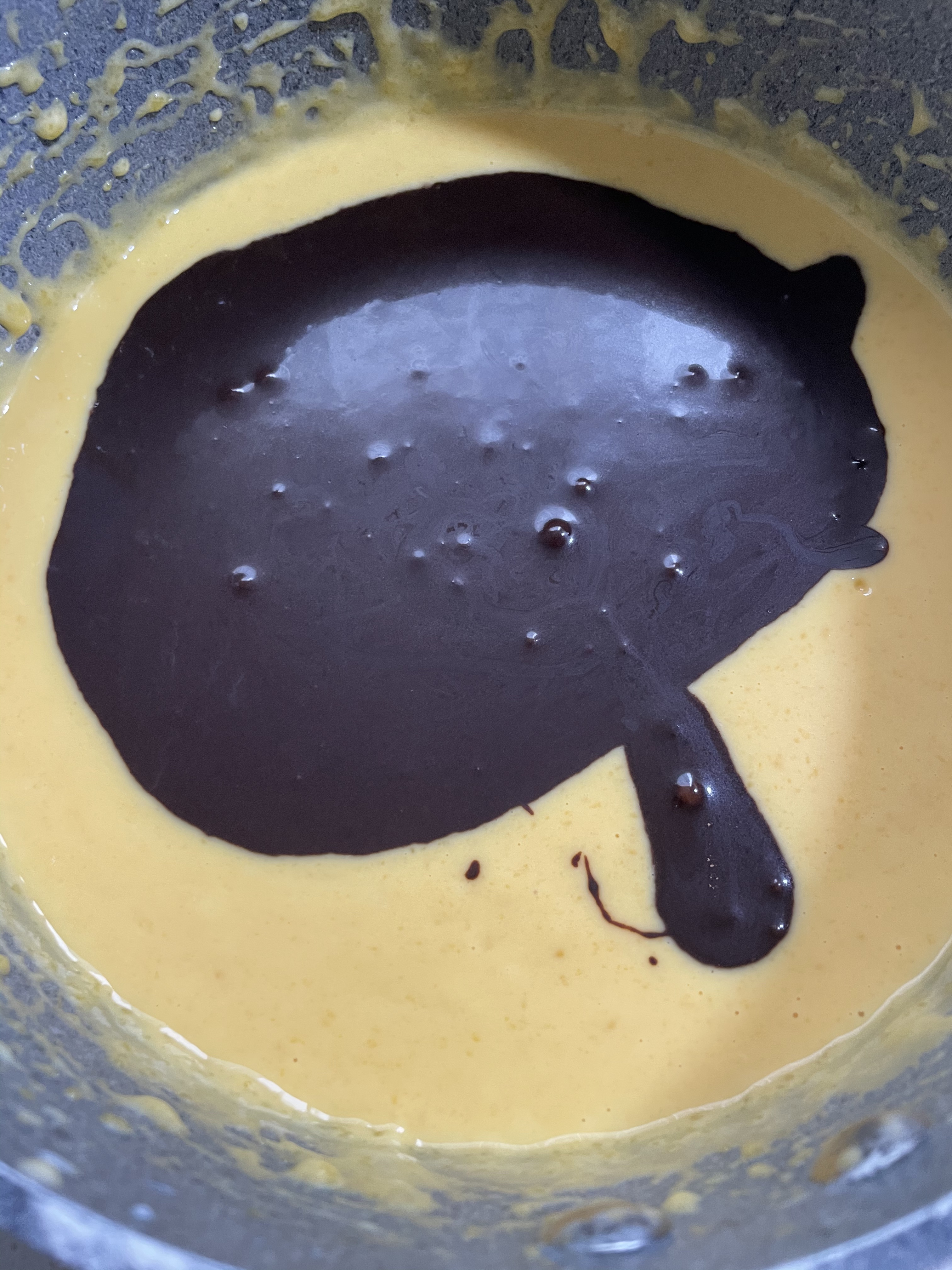 奶香味浓浓的巧克力蛋糕的做法 步骤7