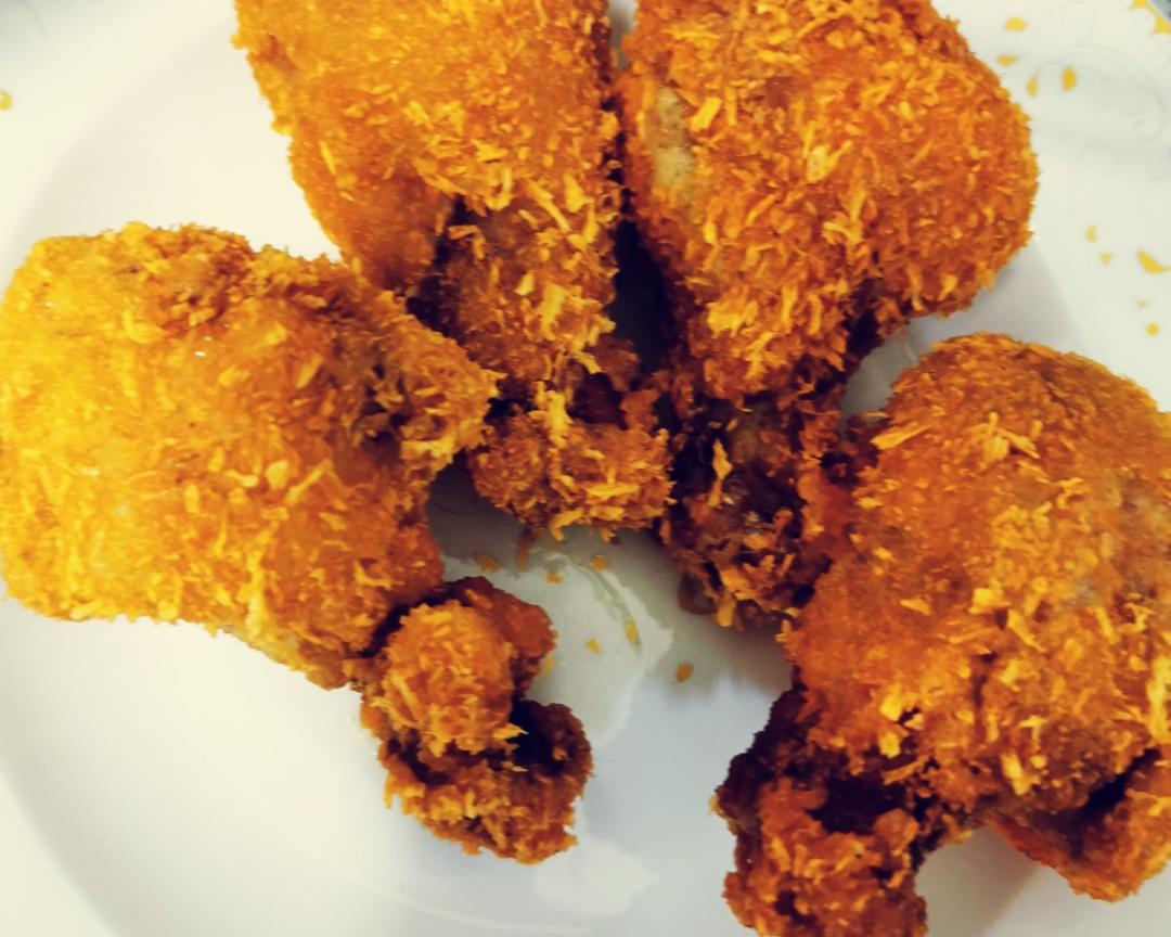 黄金炸鸡腿的做法