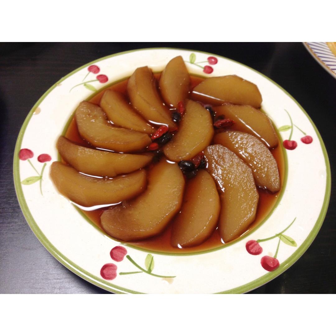 法式红酒炖桃子