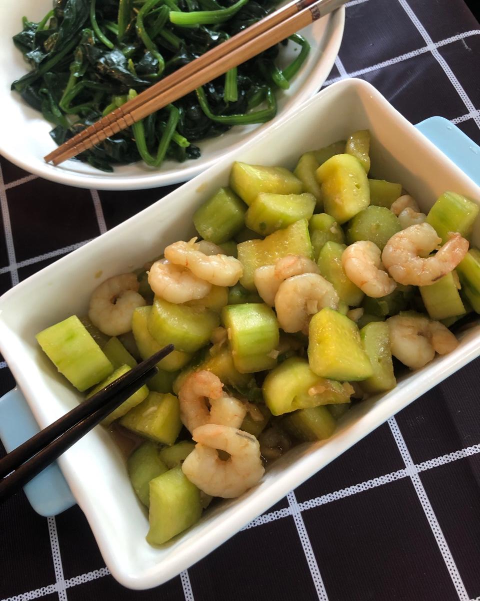 虾仁炒青瓜