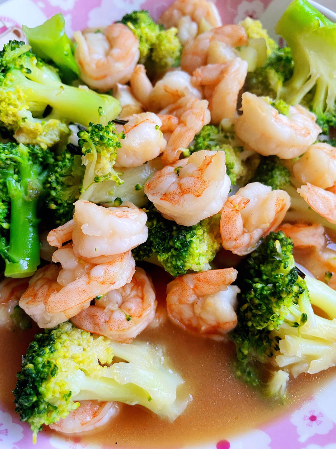 挑战100道家常菜｜半荤｜西兰花炒虾仁