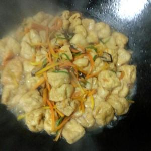 香菇豆腐泡的做法 步骤8