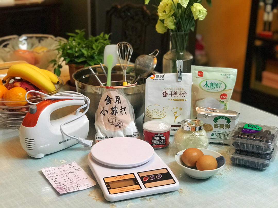 蓝莓酸奶油马芬