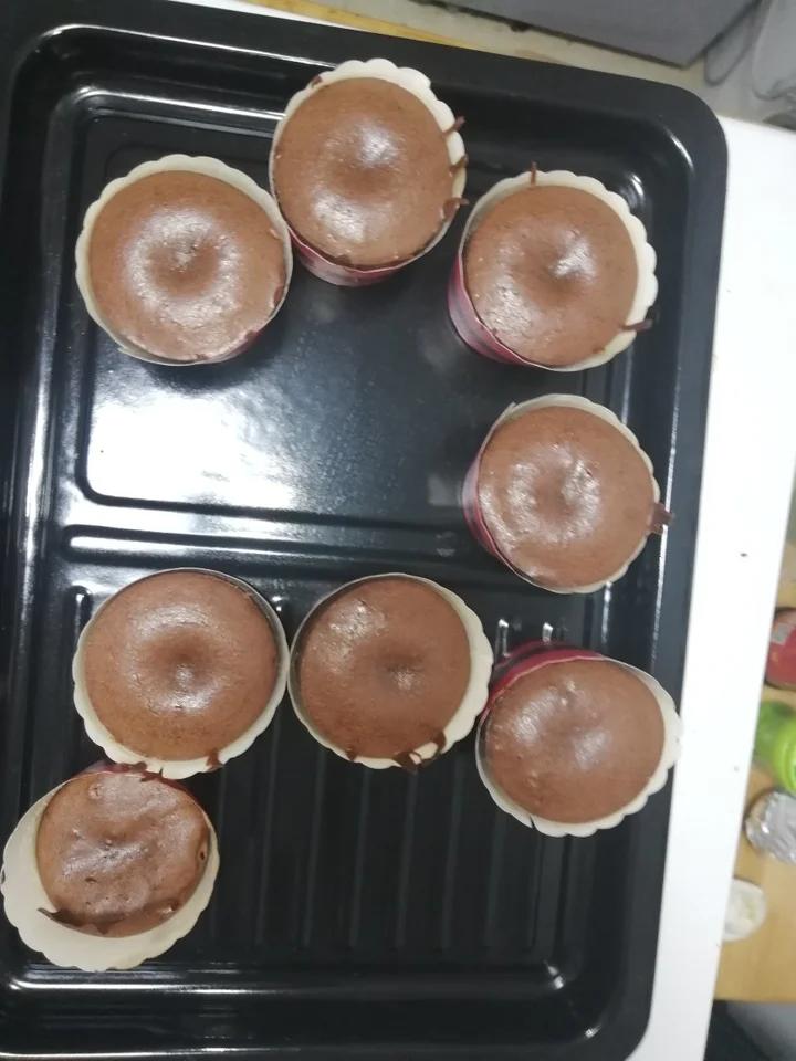 莫尼卡美食厨房：爆浆巧克力蛋糕