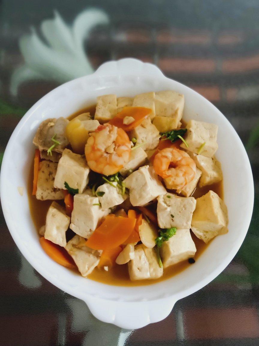 虾仁豆腐