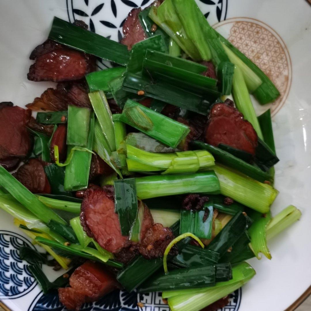 青蒜炒腊肉