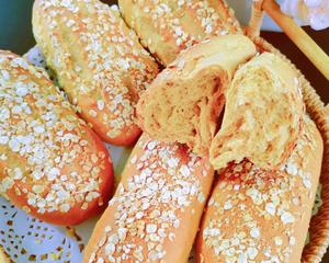 软乎乎红糖燕麦糯米面包😋（省时一次发酵！新手友好无酵种！）的做法 步骤9