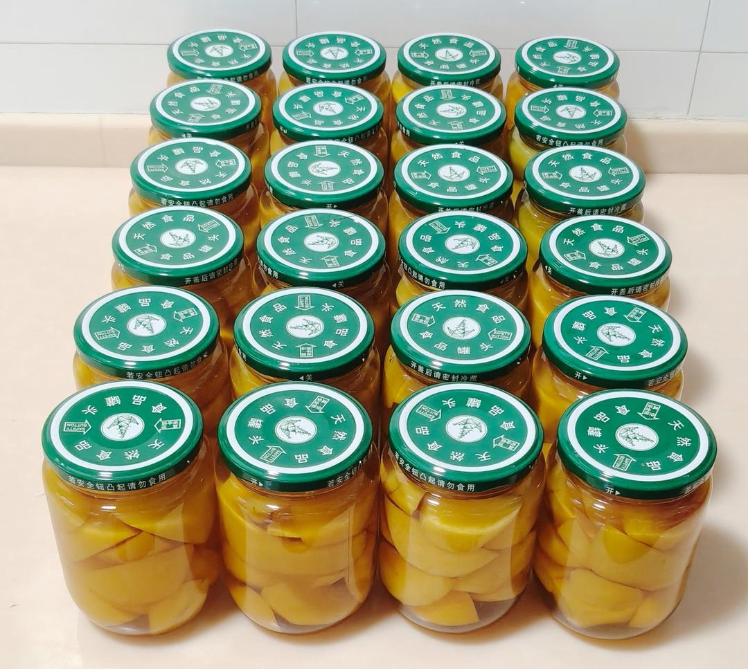 自制黄桃罐头