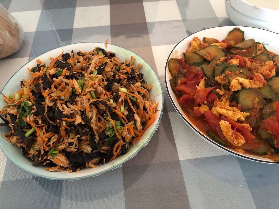 减脂健身｜凉拌手撕鸡丝（香辣&麻油版）