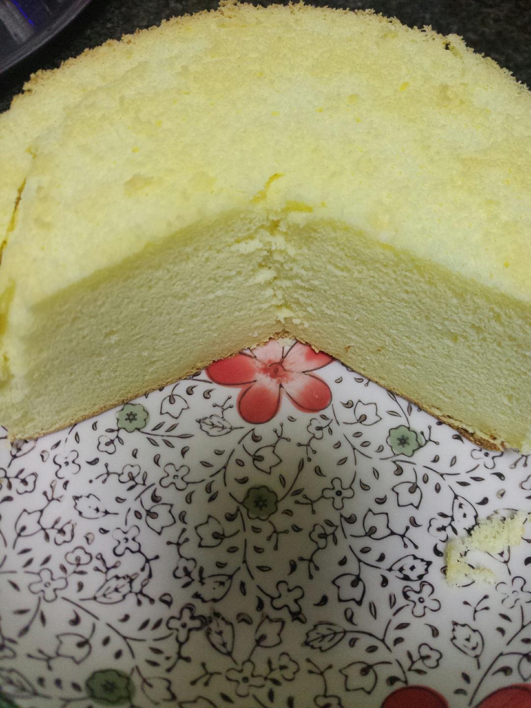 完美戚风蛋糕（6寸配方）