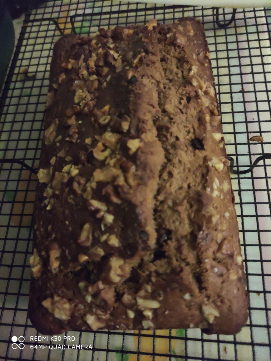 香蕉核桃磅蛋糕 Banana & Walnut Pound Cake